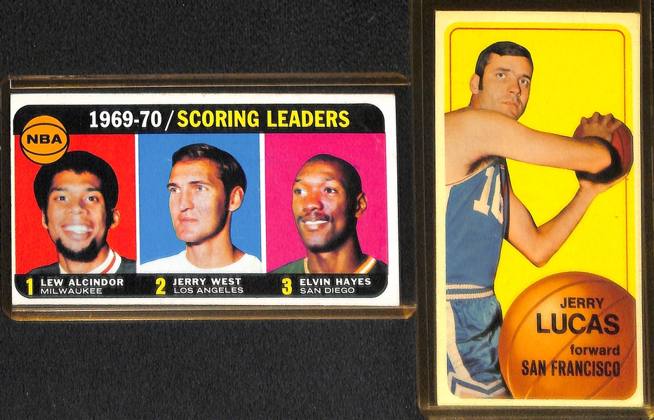 Lot of (8) Vintage and Modern Basketball Cards Inc. Michael Jordan, Kobe Bryant Rookie, Kareem Abdul-Jabbar